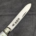 1896 British Antique White Pearl Shell Handle Pure Silver Blade Folding Pen Knife